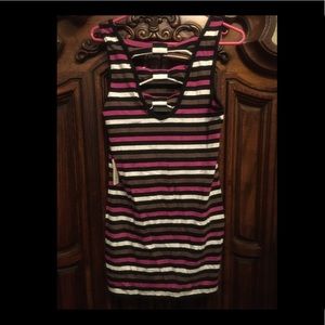 Striped tank dress Never worn